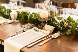 event table Randolph Riverfront venue
