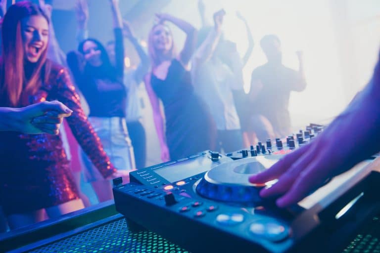 dj and dancing